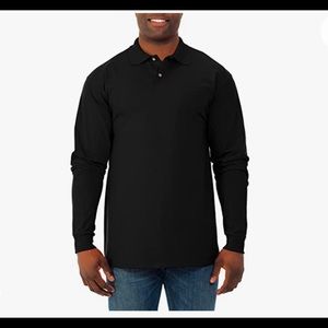 Jerzees Men's SpotShield Stain Resistant Polo Shirts (Short & Long Sleeve) XL
